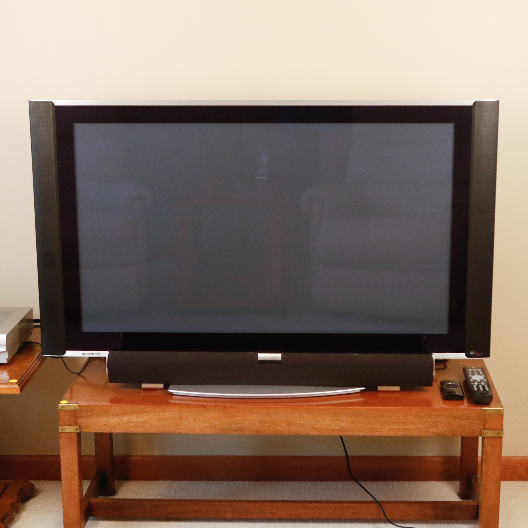 Hitachi Ultravision 42" Plasma TV and Vizio 32" Home Theater Sound Bar