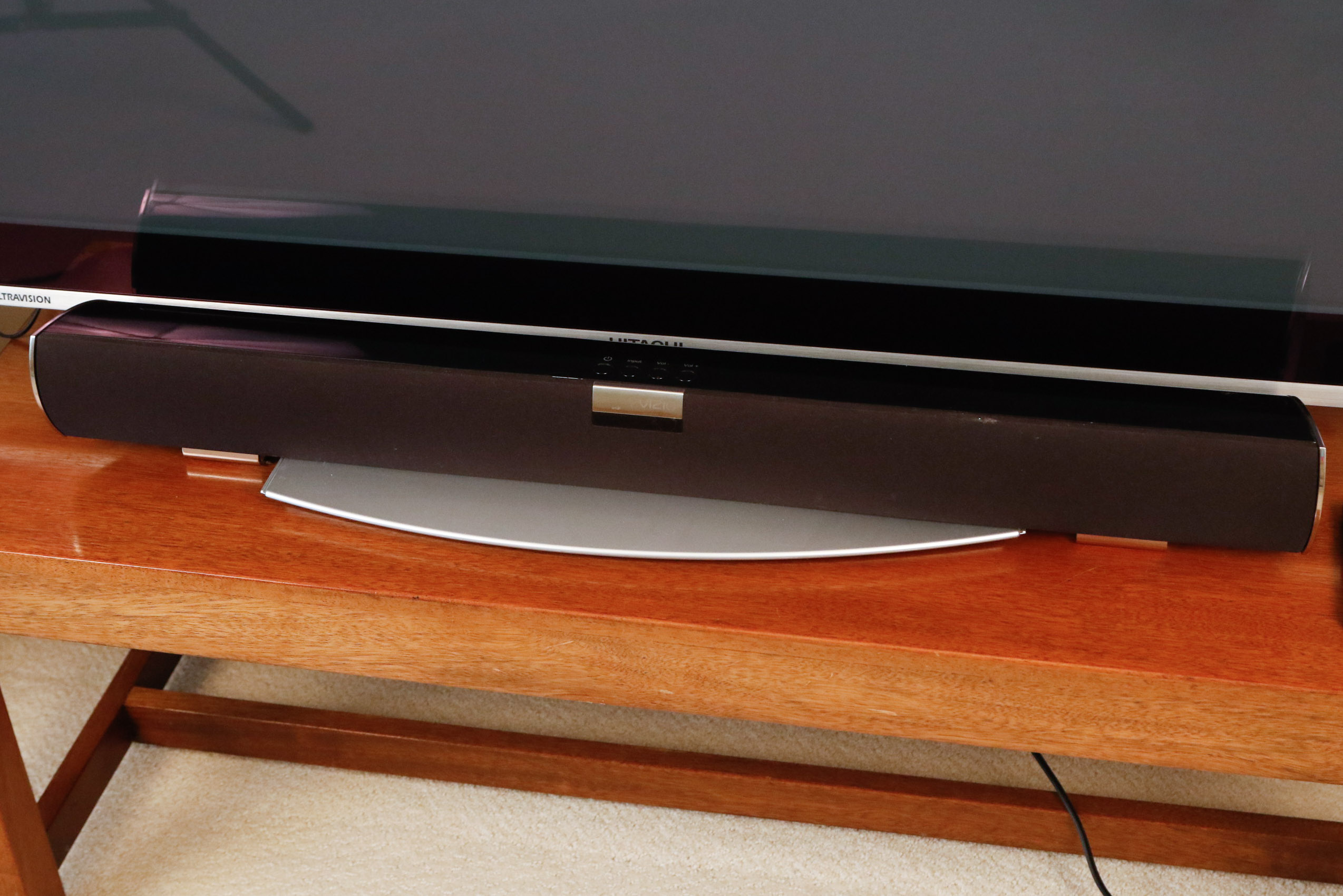 Hitachi Ultravision 42" Plasma TV and Vizio 32" Home Theater Sound Bar