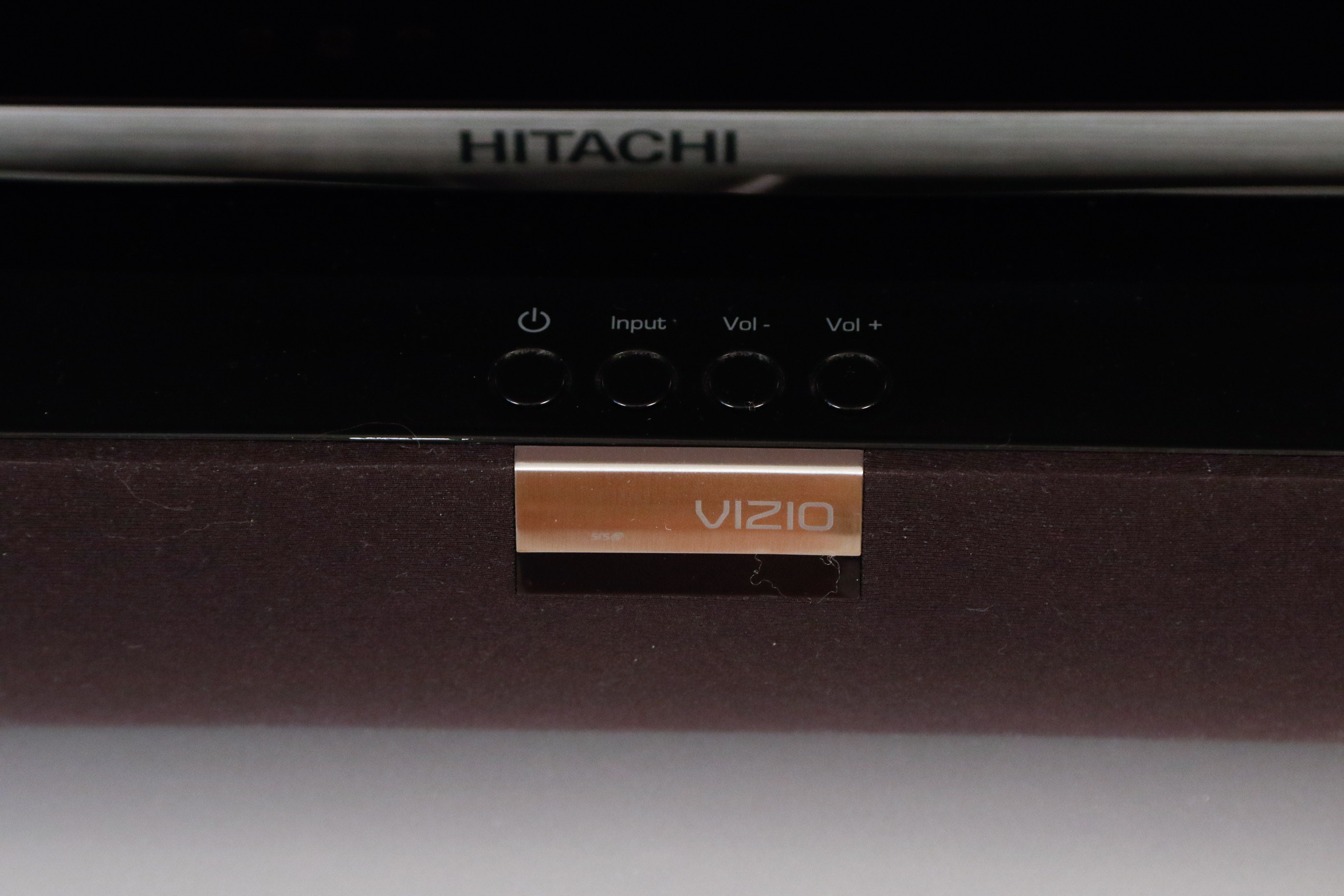 Hitachi Ultravision 42" Plasma TV and Vizio 32" Home Theater Sound Bar