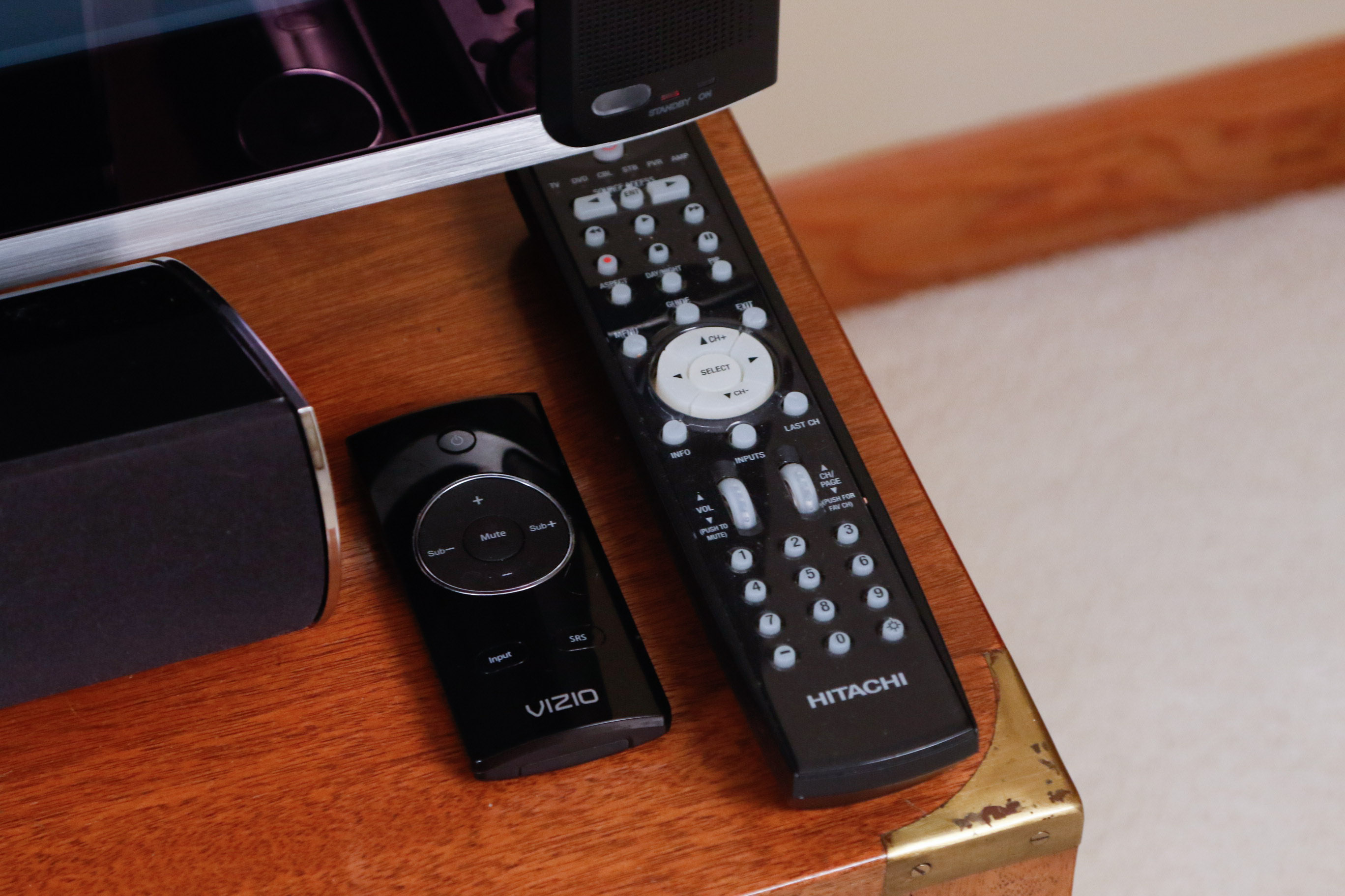 Hitachi Ultravision 42" Plasma TV and Vizio 32" Home Theater Sound Bar