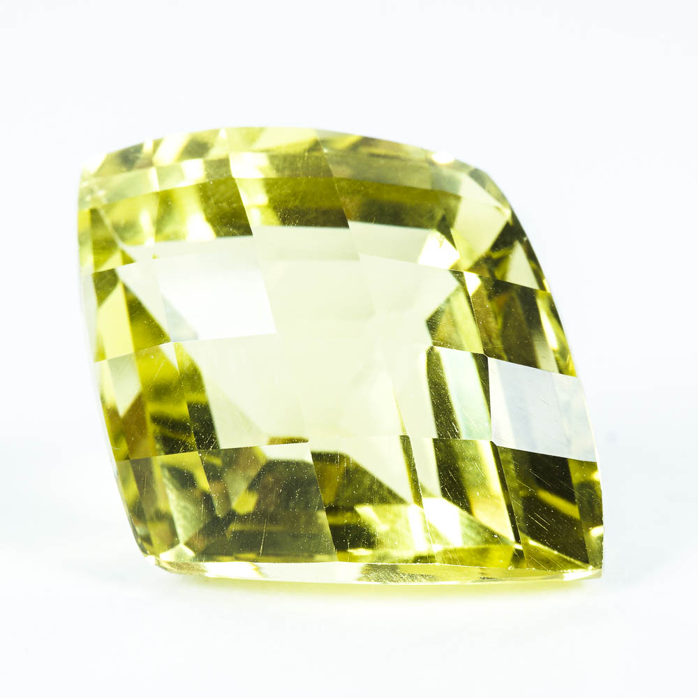Checkerboard Cut Lemon Quartz
