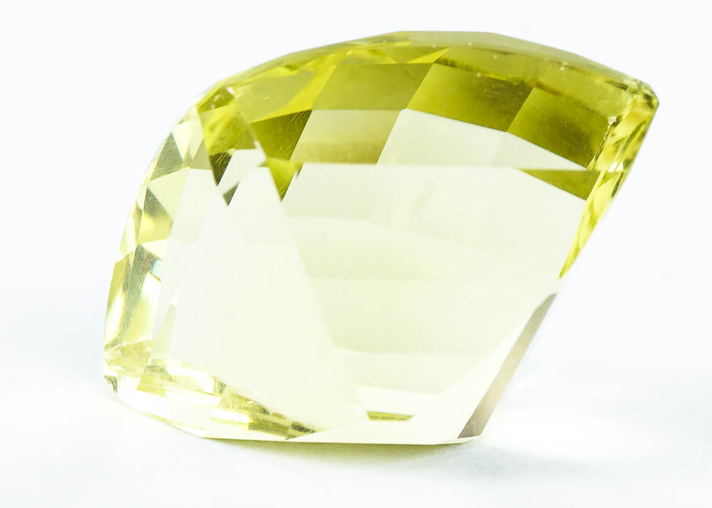 Checkerboard Cut Lemon Quartz