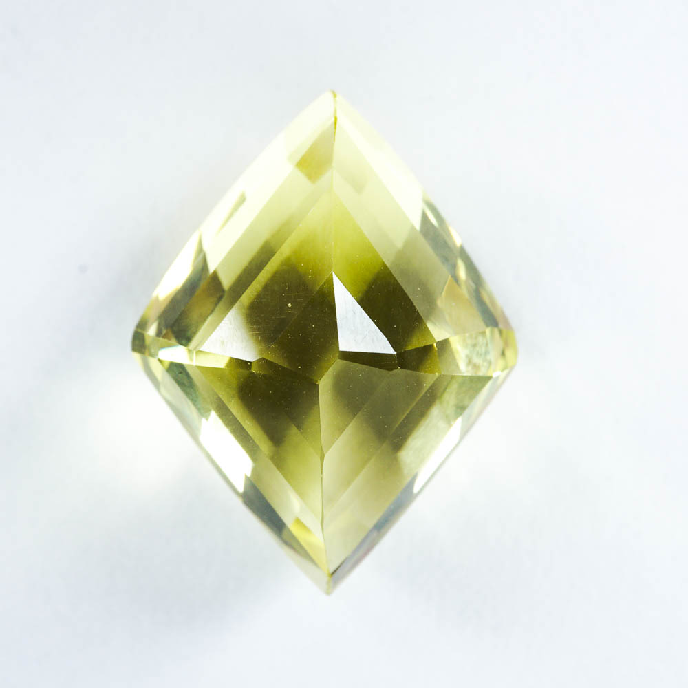 Checkerboard Cut Lemon Quartz