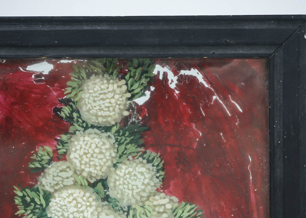 Antique Layered Reverse Glass Painting