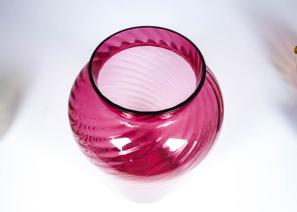 Vintage Pressed Glass Including Fenton