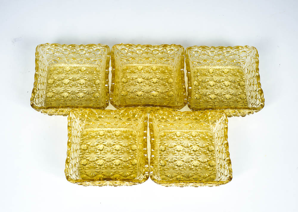 Vintage Pressed Glass Including Fenton