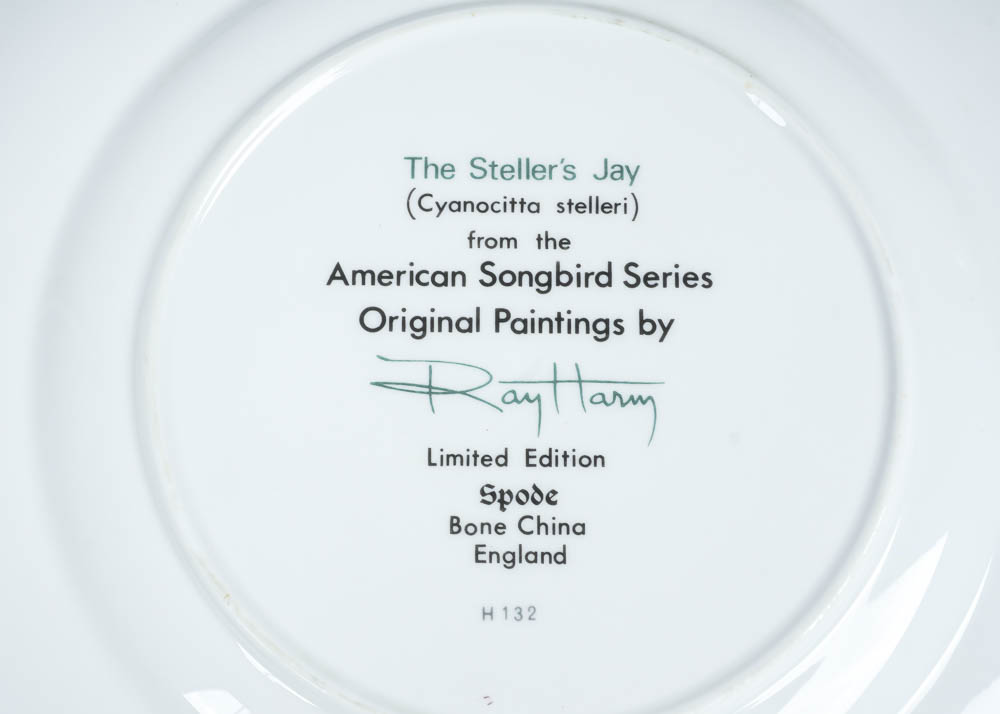 Ray Harm American Songbird Plates