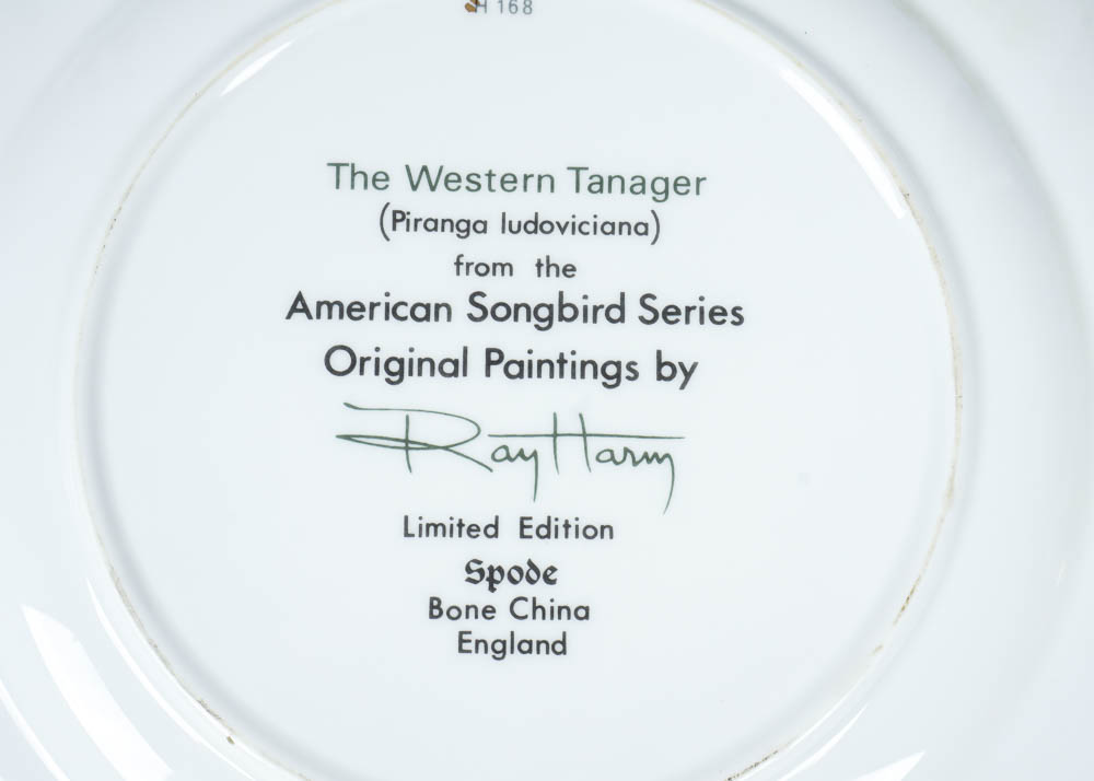 Ray Harm American Songbird Plates