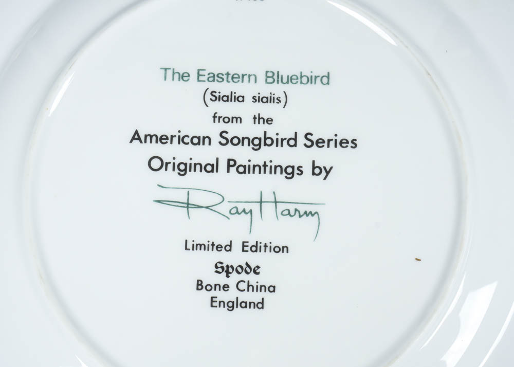 Ray Harm American Songbird Plates