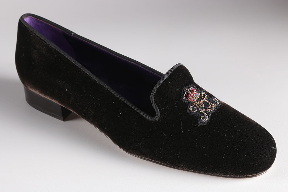 Ralph Lauren Embroidered Smoking Slipper Loafers