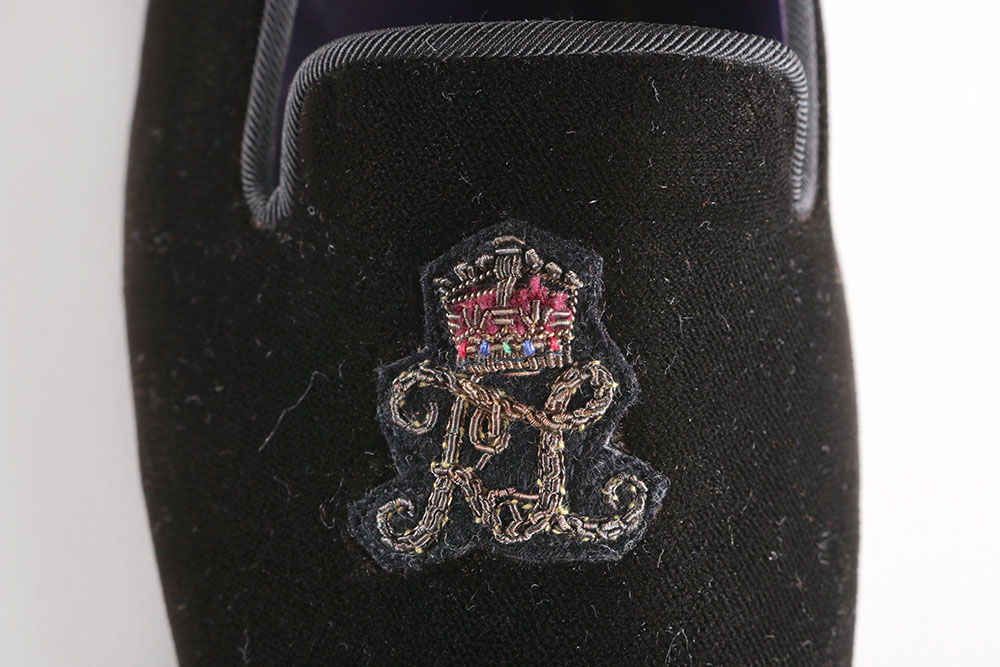 Ralph Lauren Embroidered Smoking Slipper Loafers