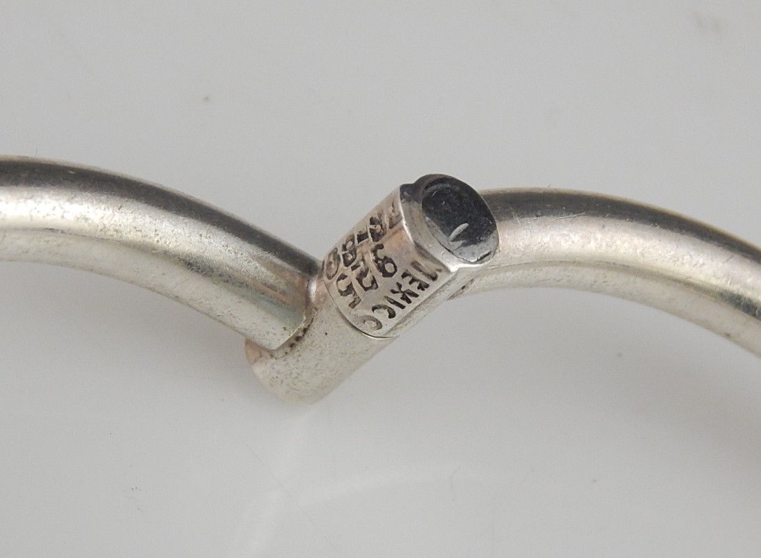 Sterling Silver Bangle Mexico Bracelet