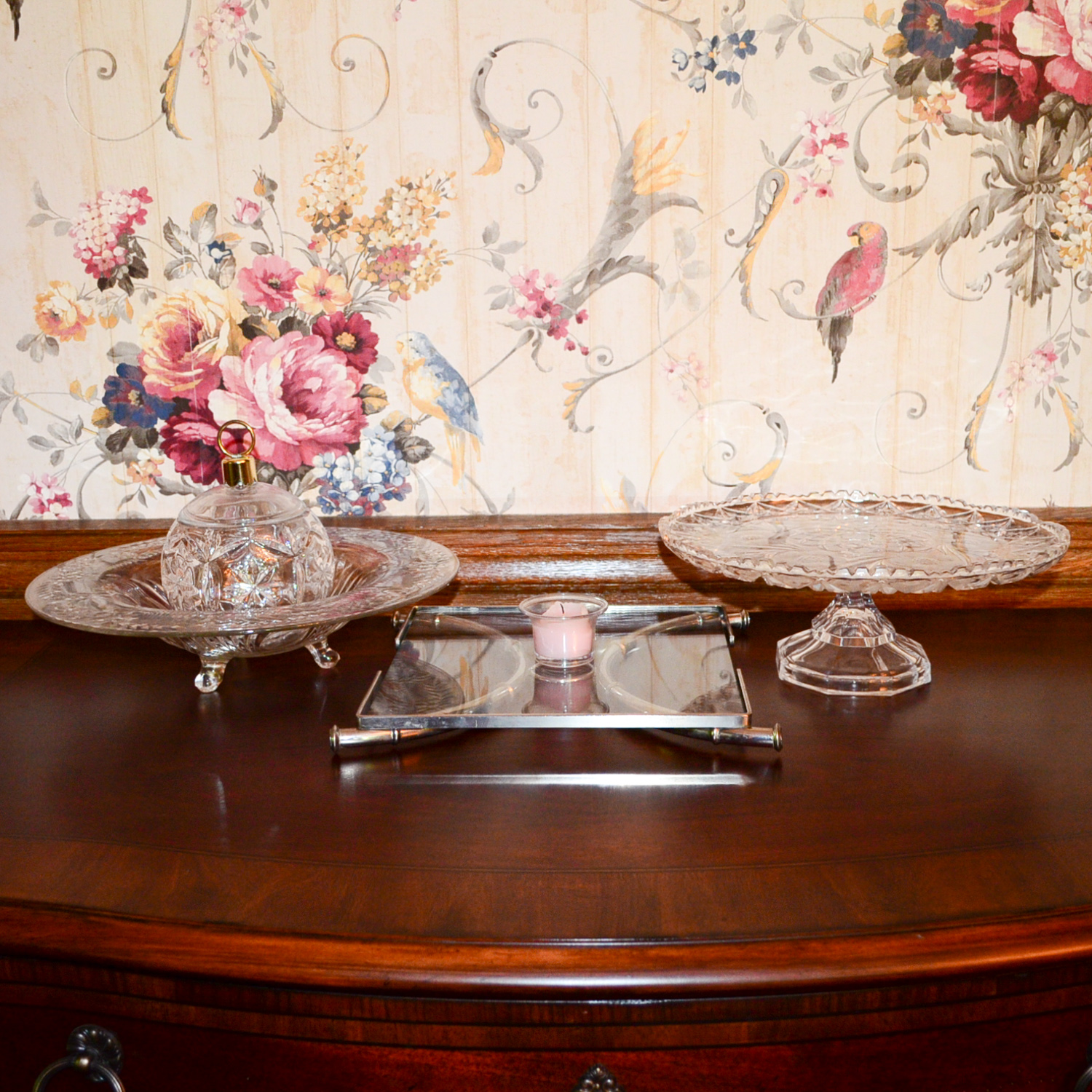 Vintage and Modern Glass Decor and Tableware