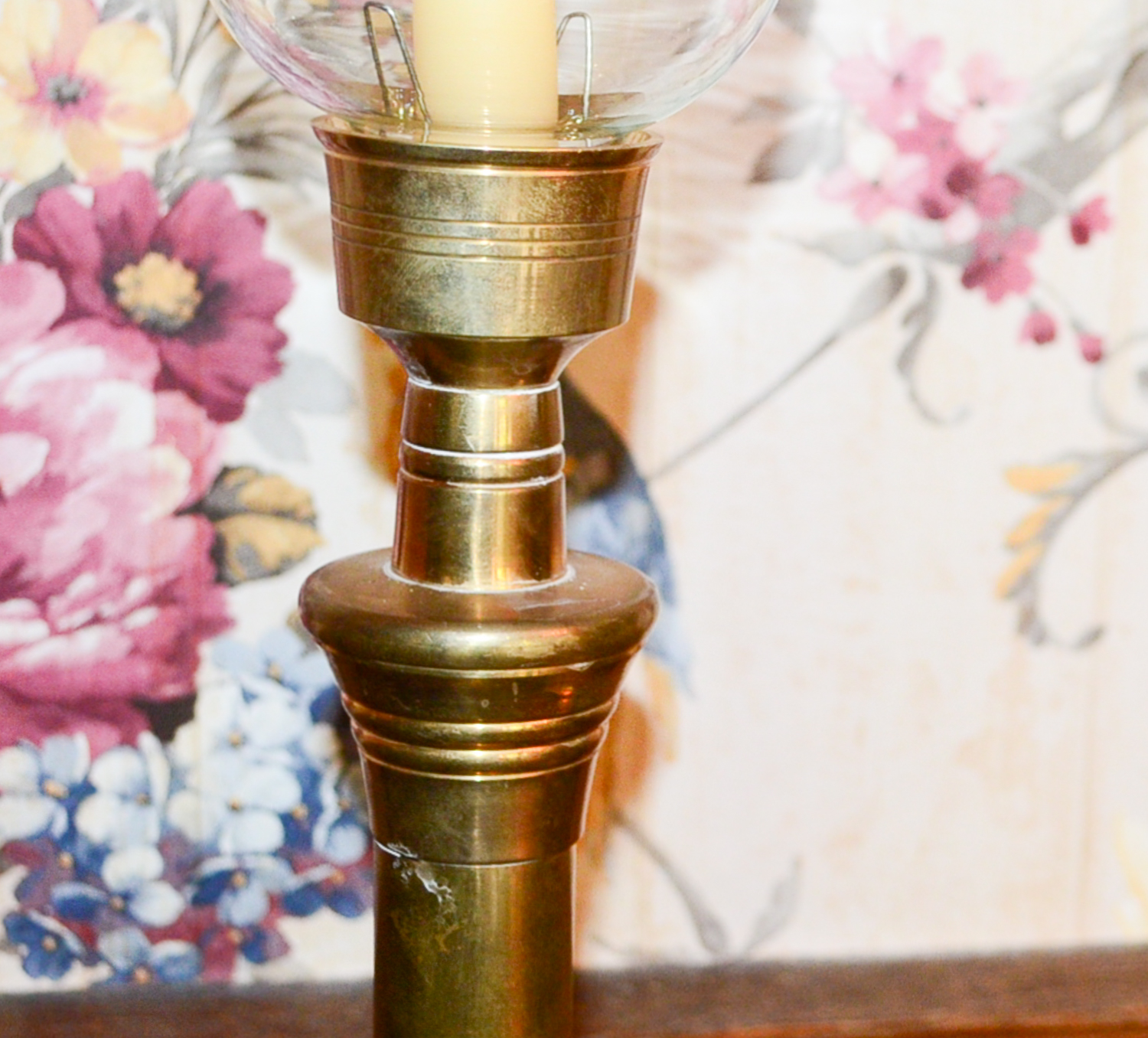 Pair Of Brass Candle Stick Holders