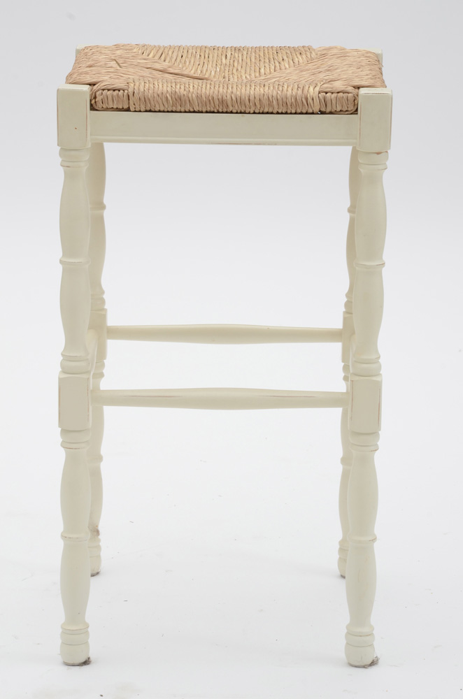 Ballard Designs White Bar Stools