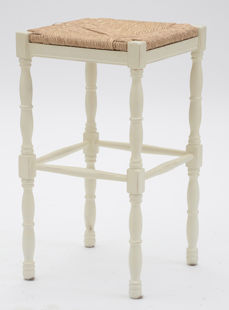 Ballard Designs White Bar Stools