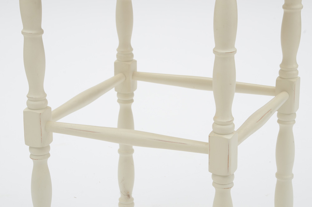 Ballard Designs White Bar Stools