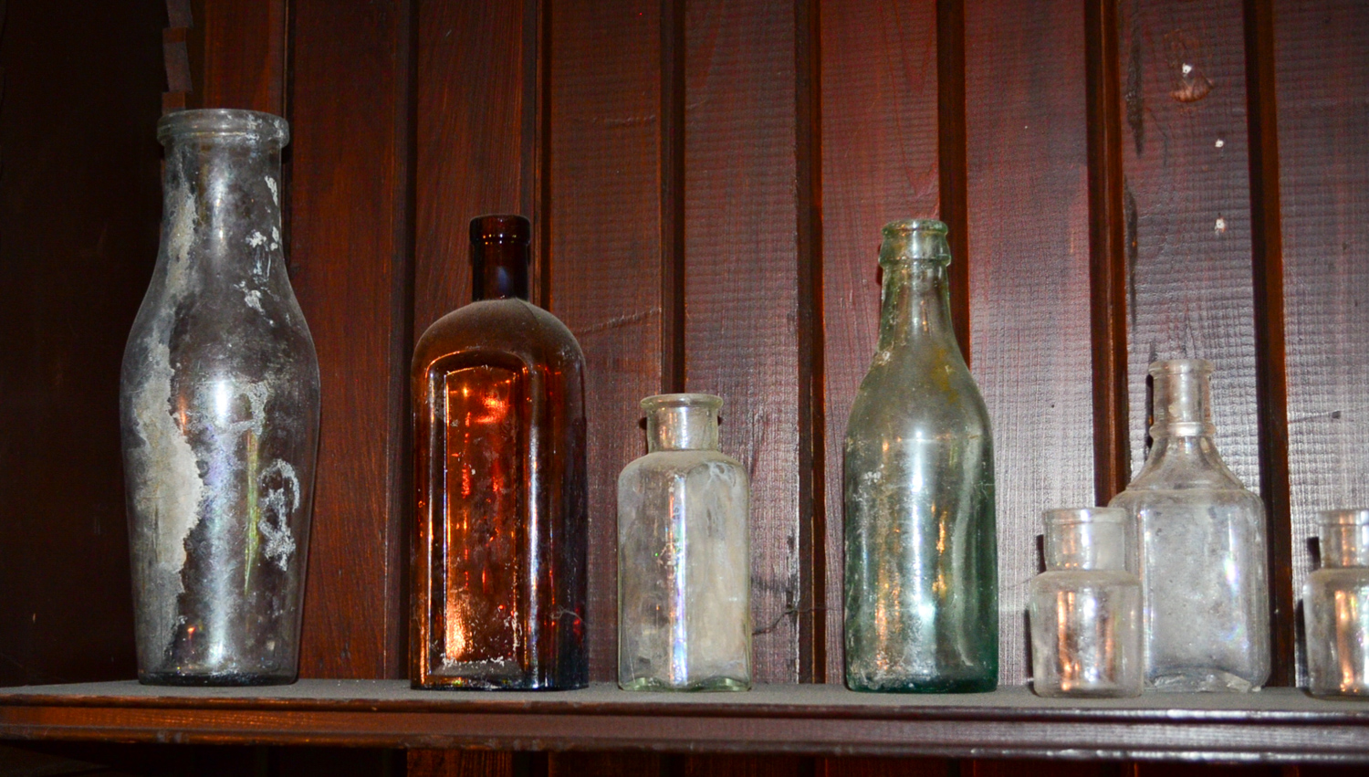 Antique Glass Bottles