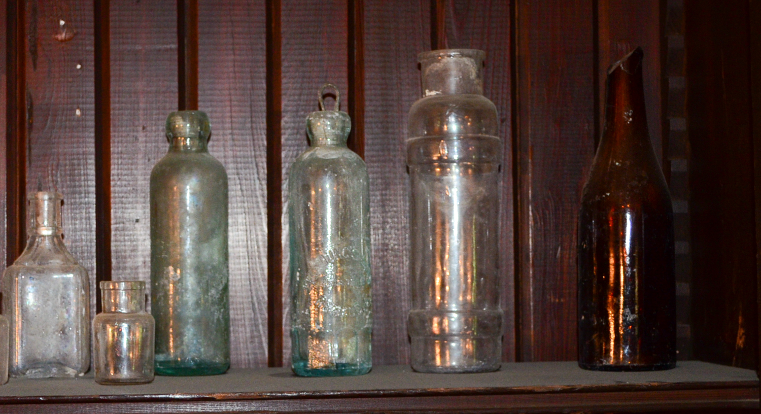 Antique Glass Bottles