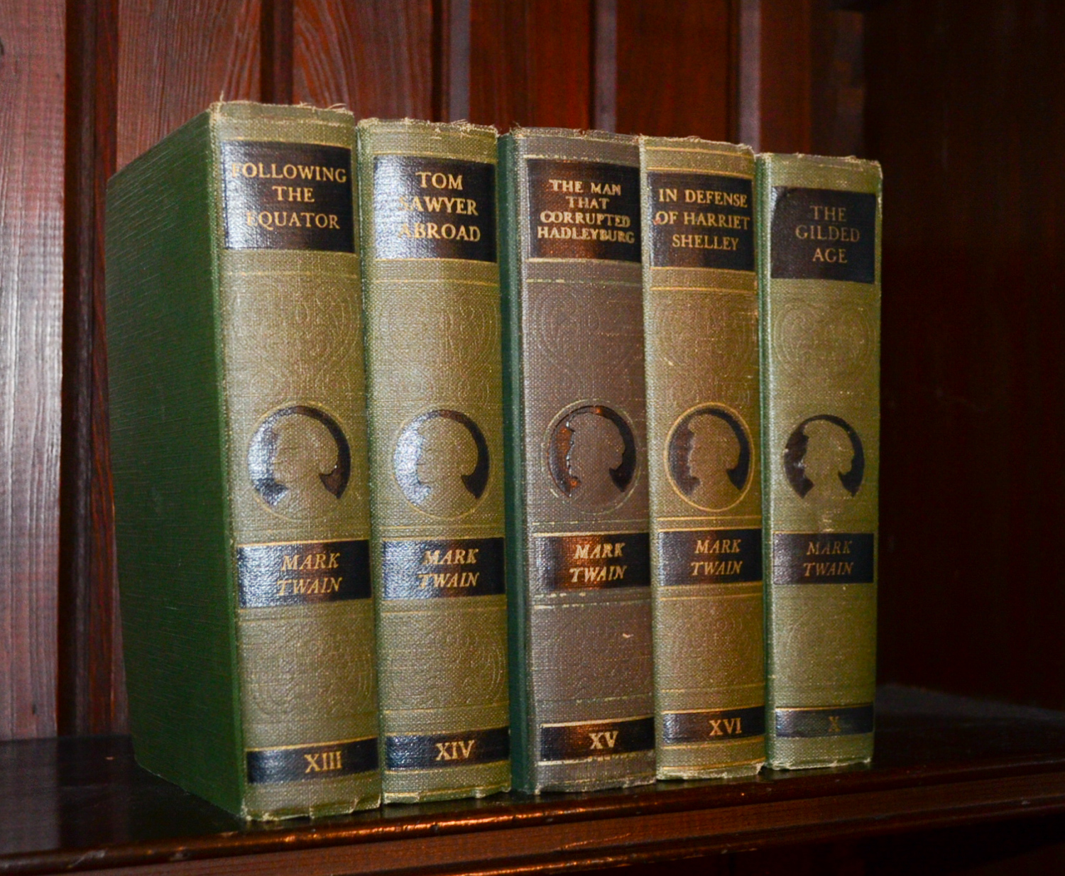 Louisa May Alcott and Mark Twain Books