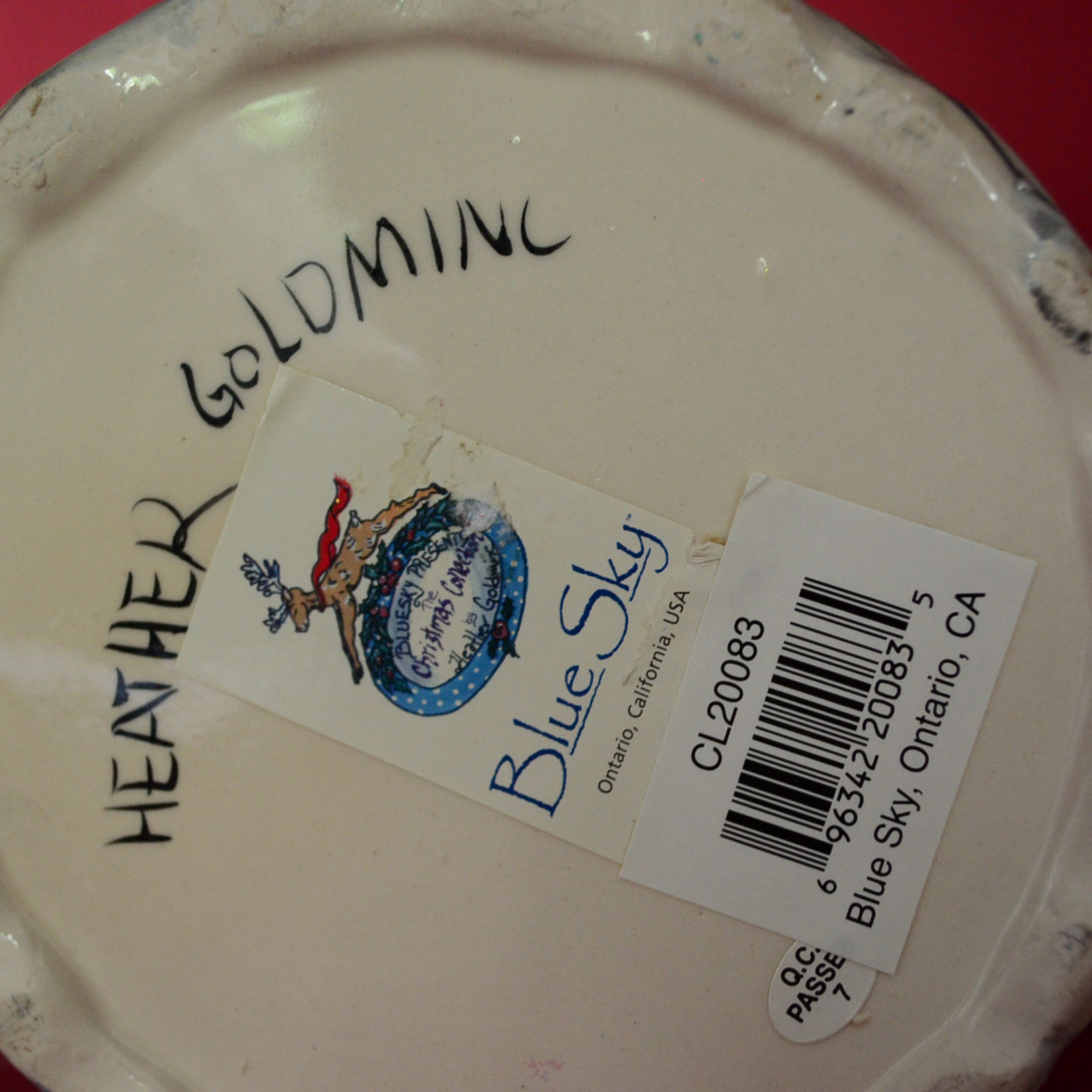 Group Of Blue Sky Ceramic Houses