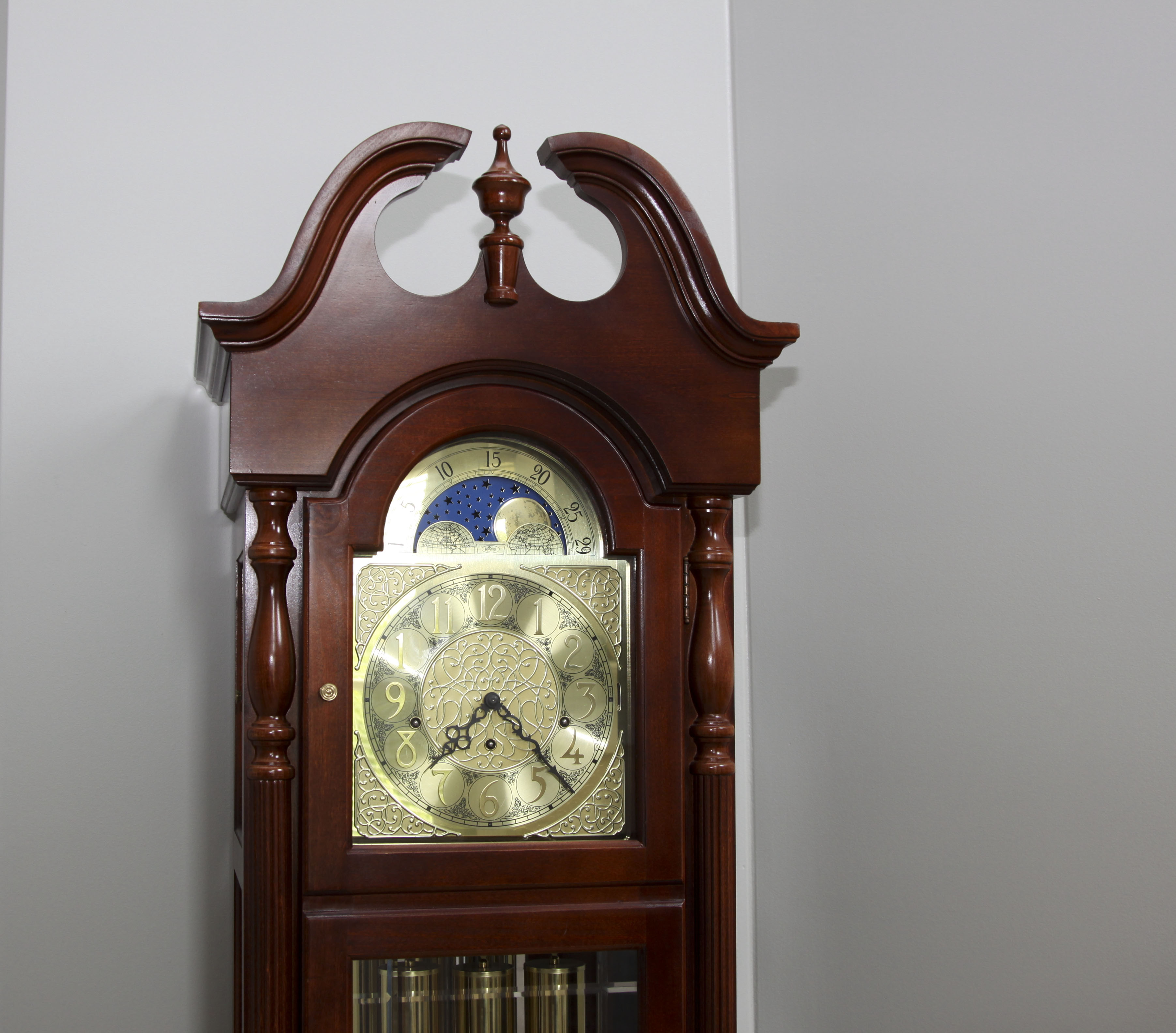 Ridgeway Cherry Grandfather Clock