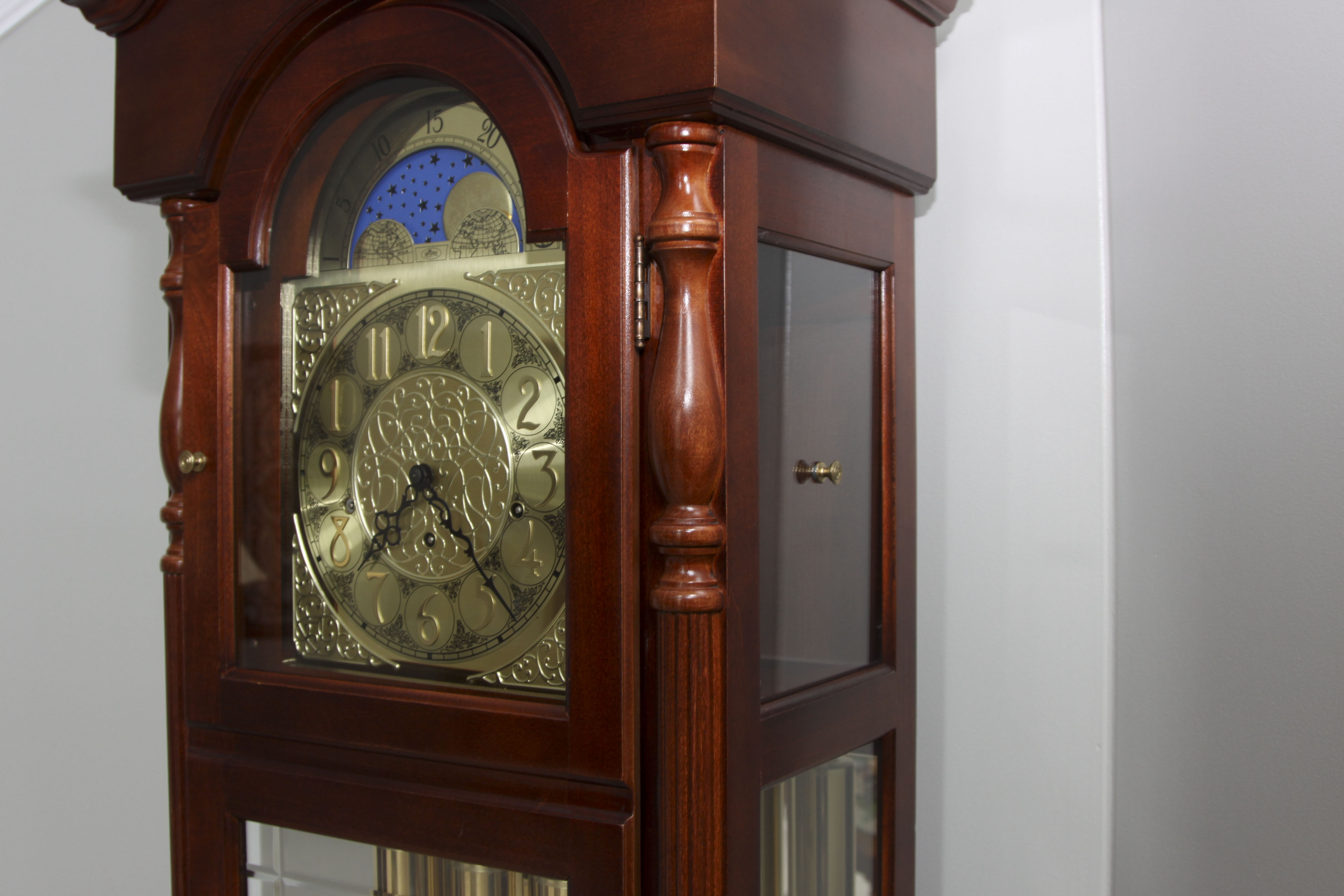 Ridgeway Cherry Grandfather Clock