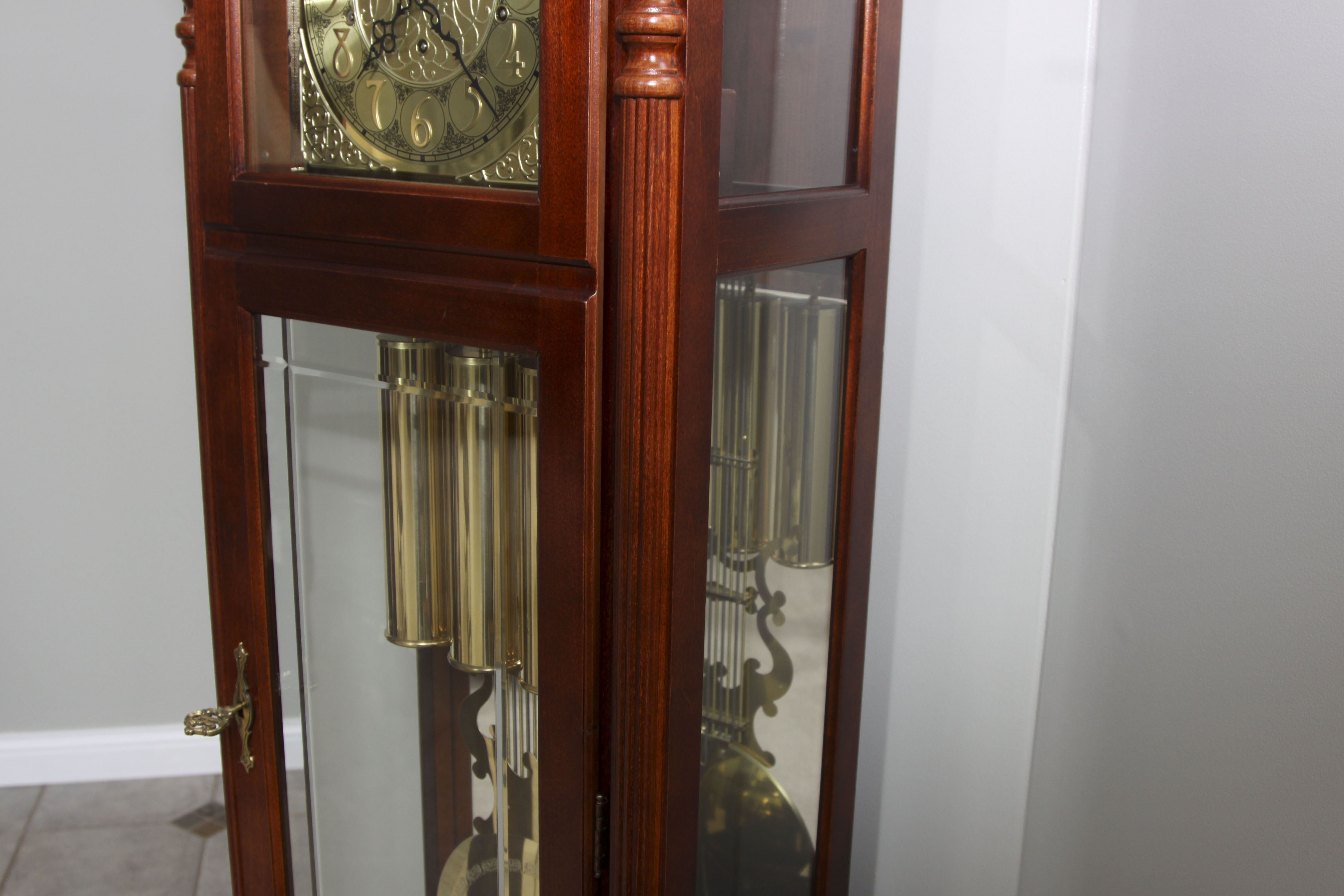 Ridgeway Cherry Grandfather Clock