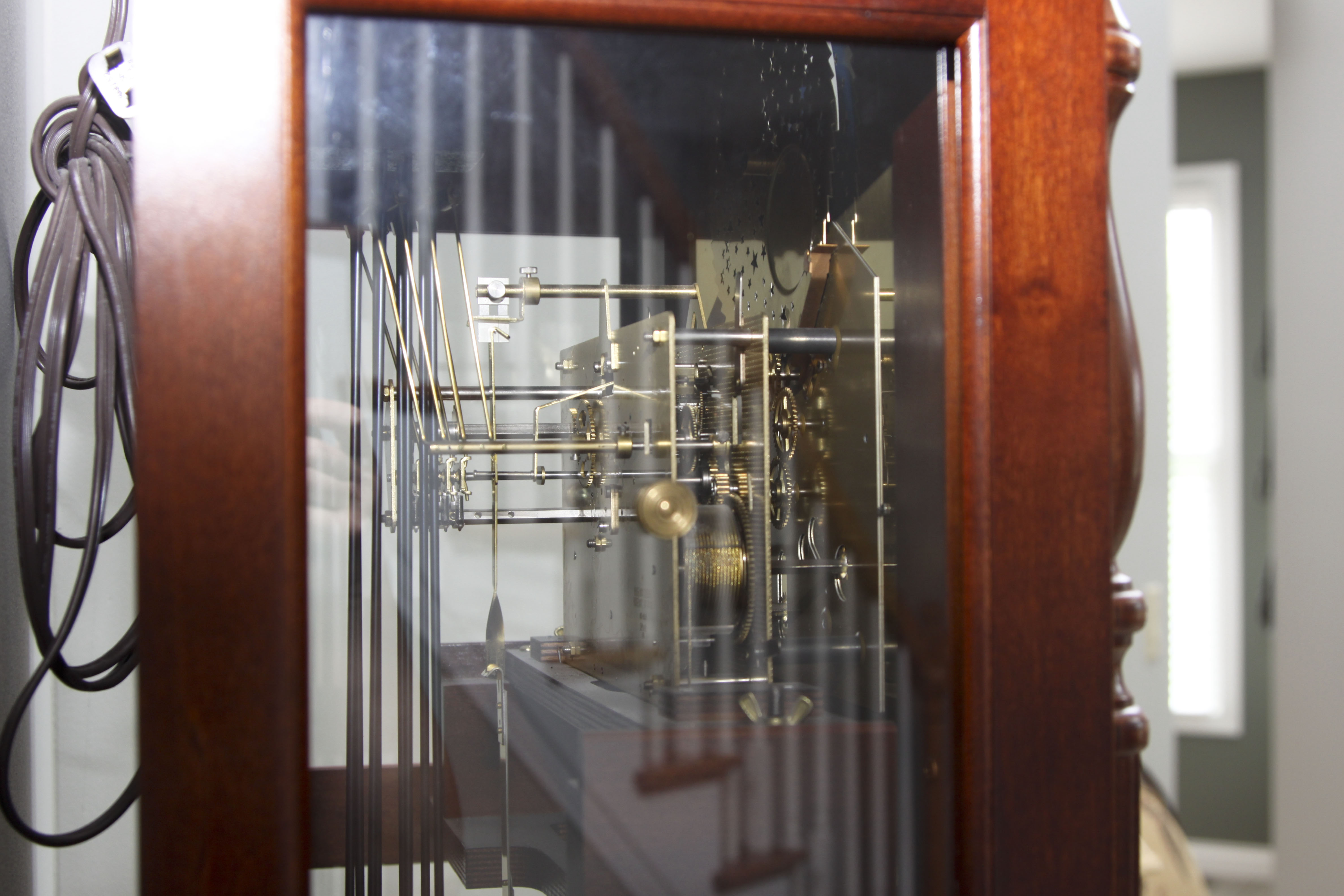 Ridgeway Cherry Grandfather Clock