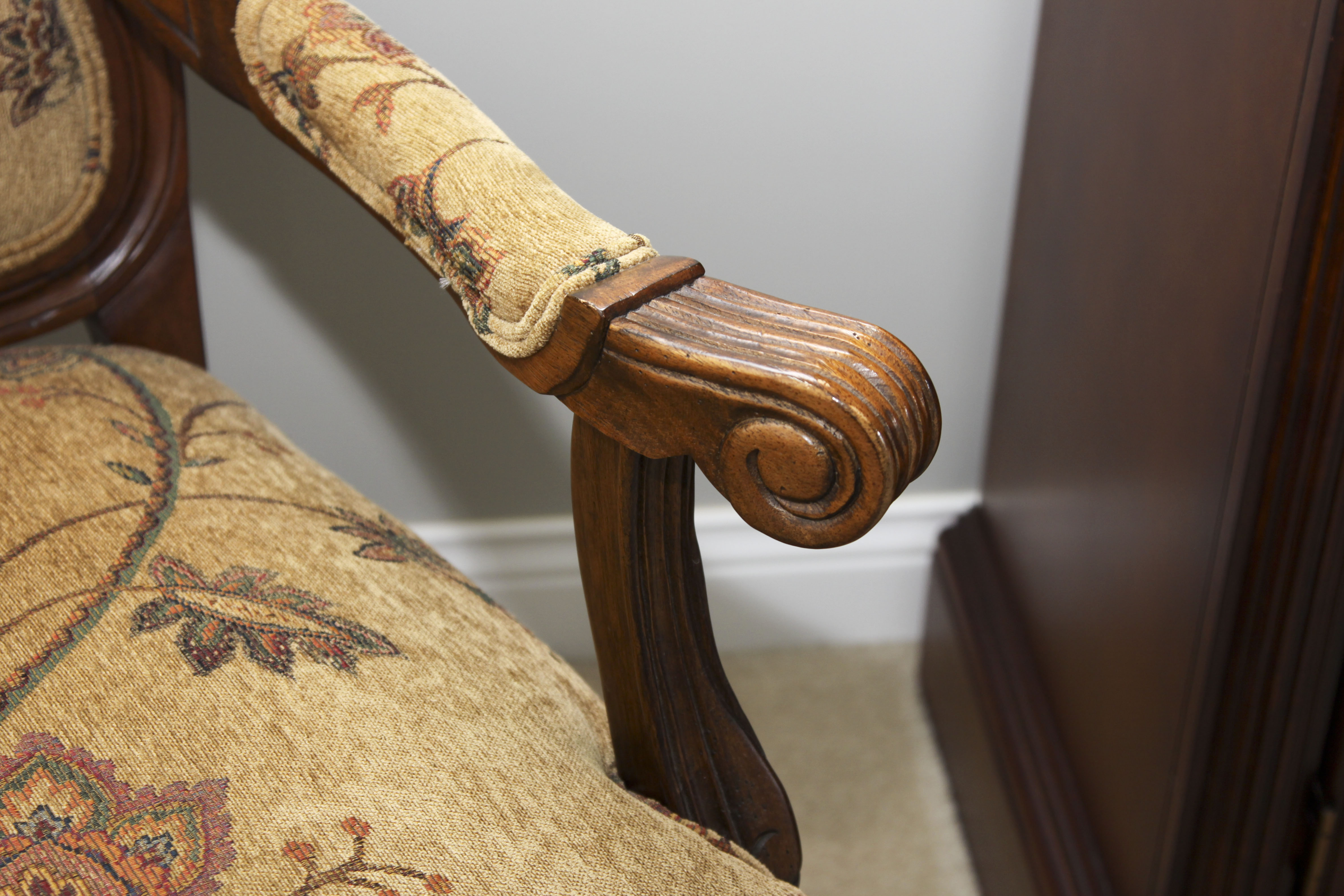 Rococo Style Fauteuil Chair