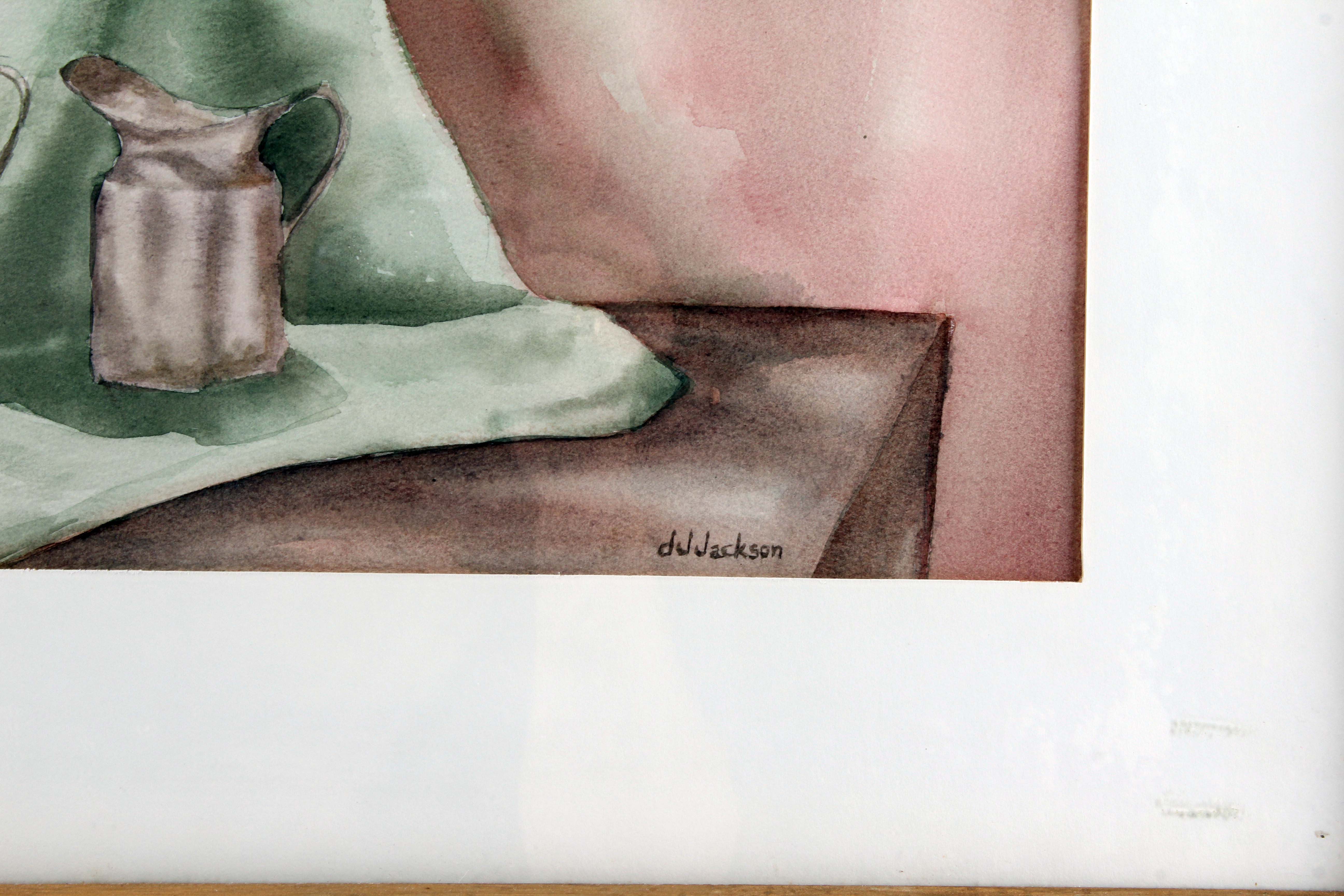Dorothy Jackson Original Still Life Watercolor
