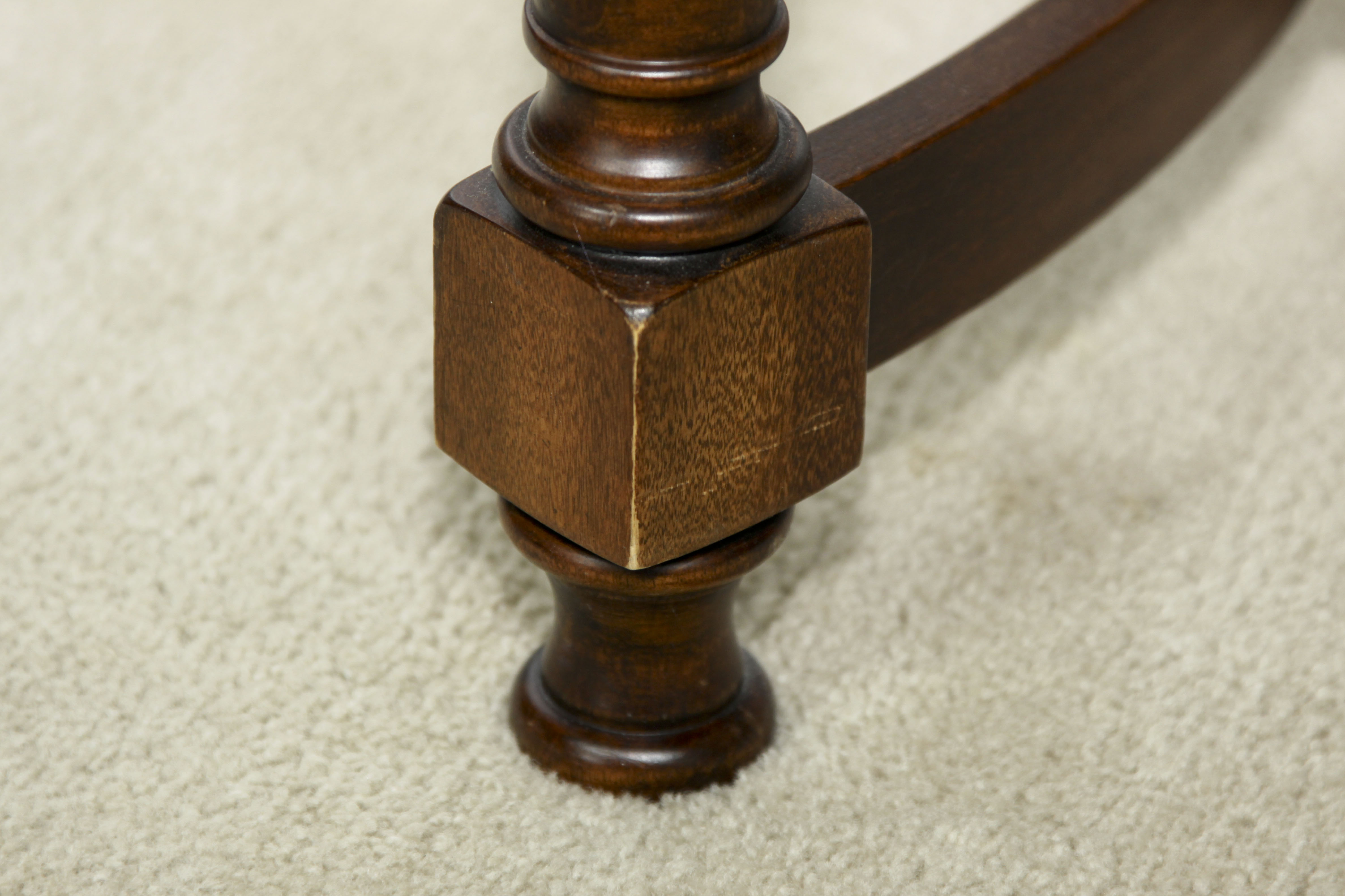 Oval Glass Top Coffee Table