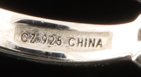 Sterling Silver Rings with Faux Stones