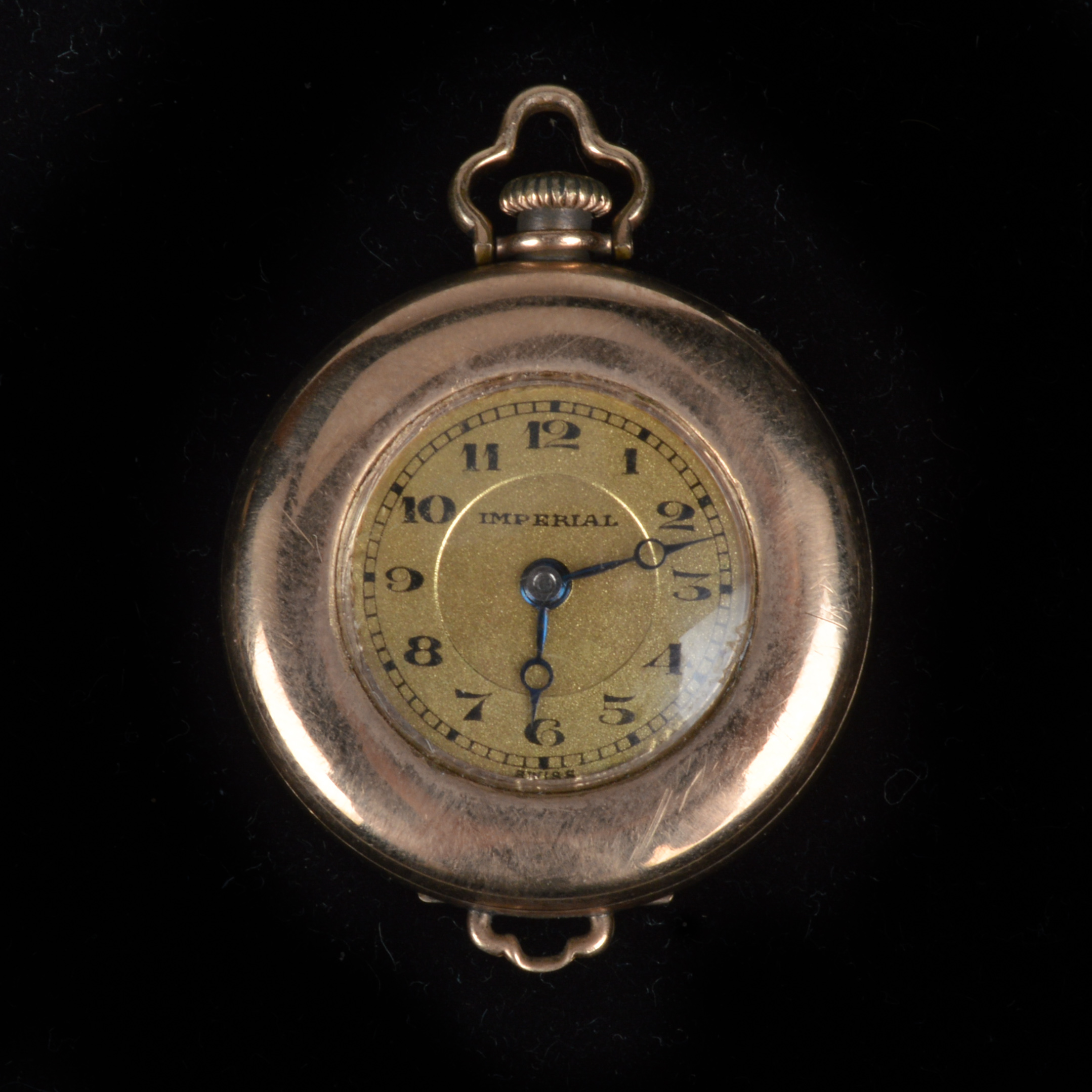 Gold Plate Seven Jewel Imperial Pocket Watch