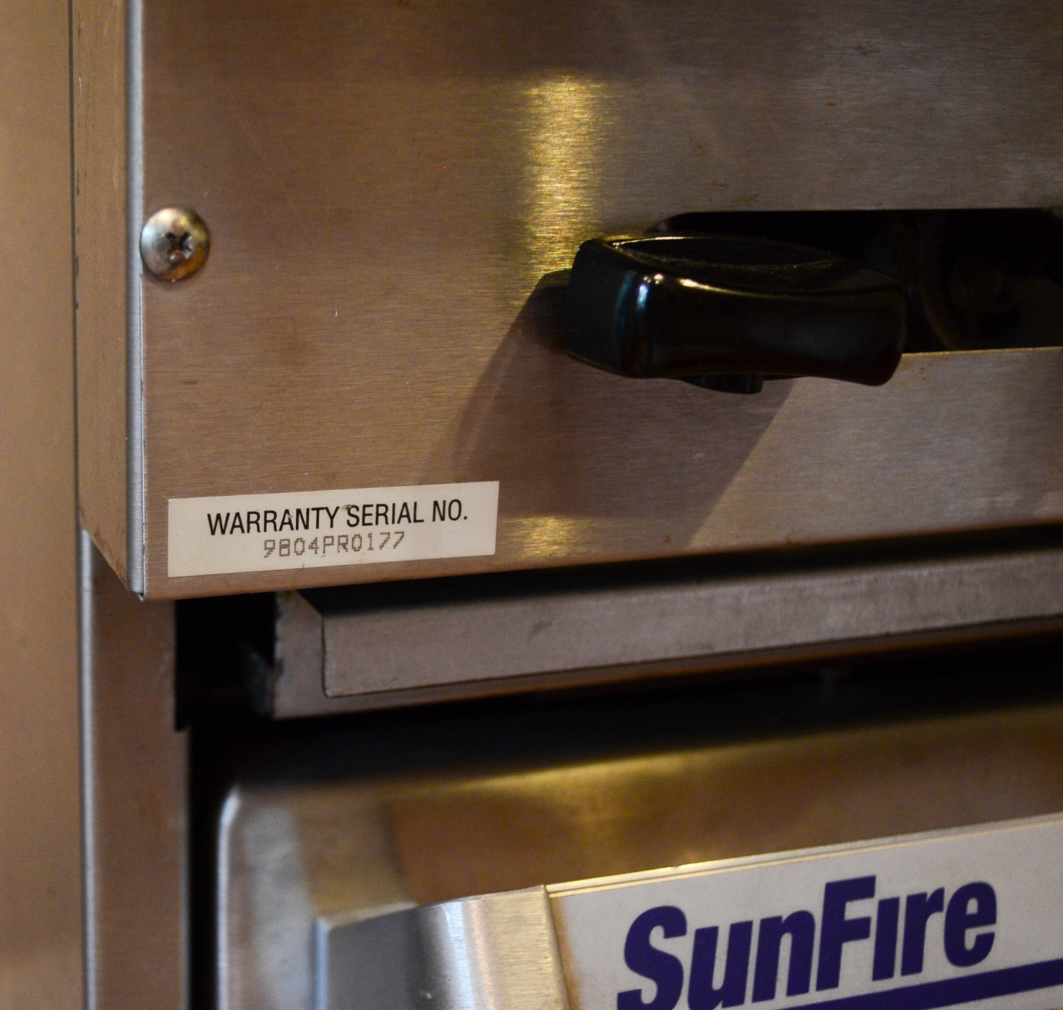 Sunfire Gas Commercial Range & Stove