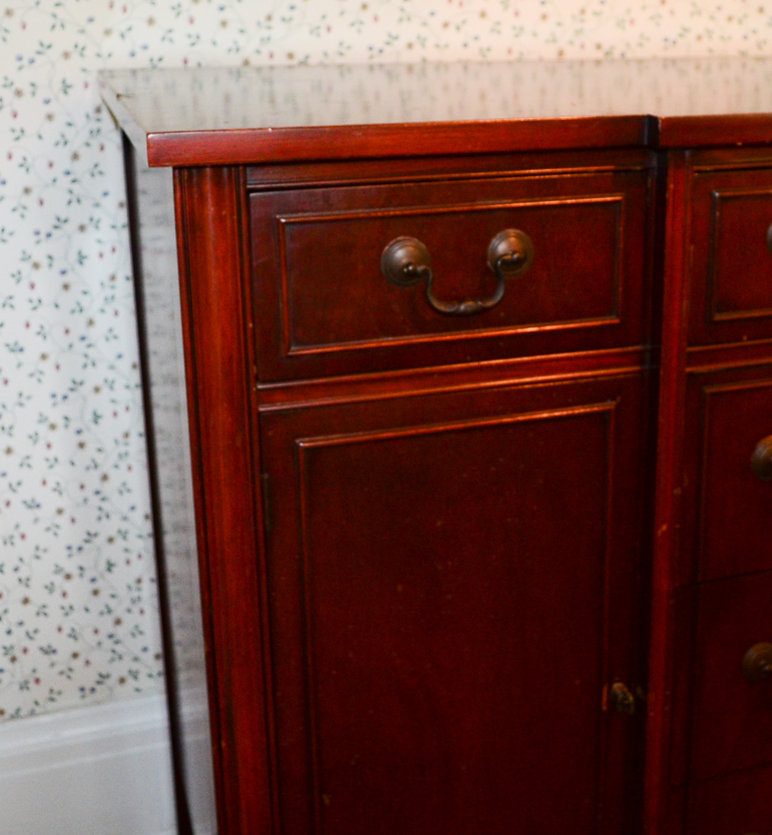 Traditional Cherry Sideboard Circa 1940's