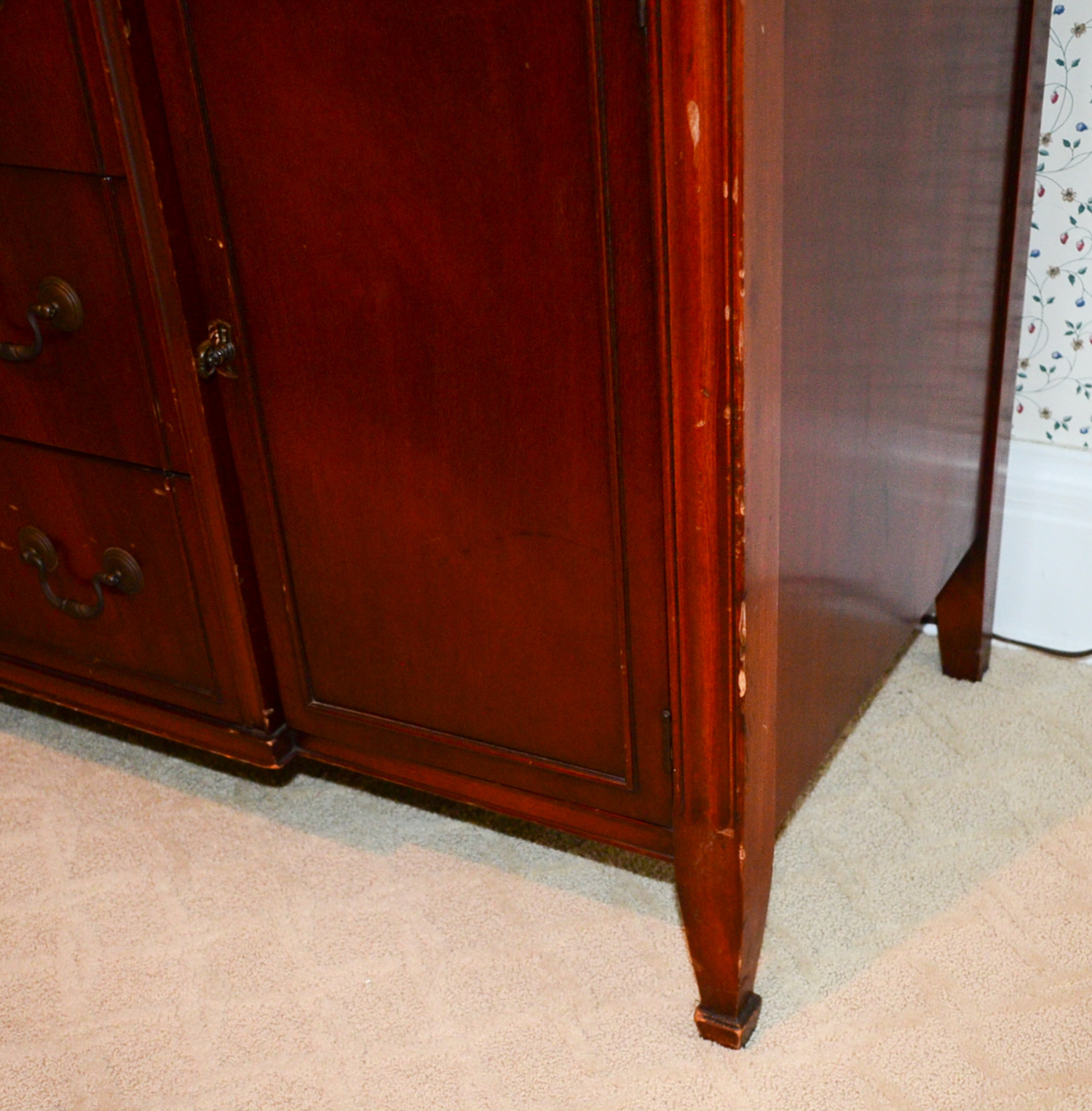 Traditional Cherry Sideboard Circa 1940's