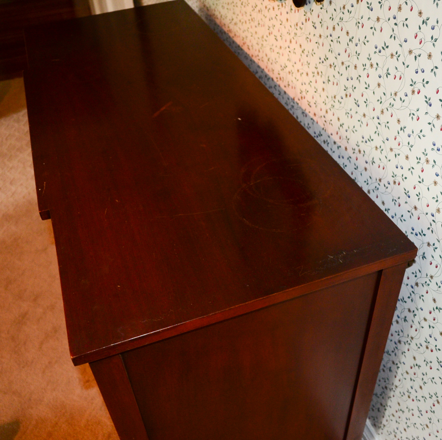 Traditional Cherry Sideboard Circa 1940's
