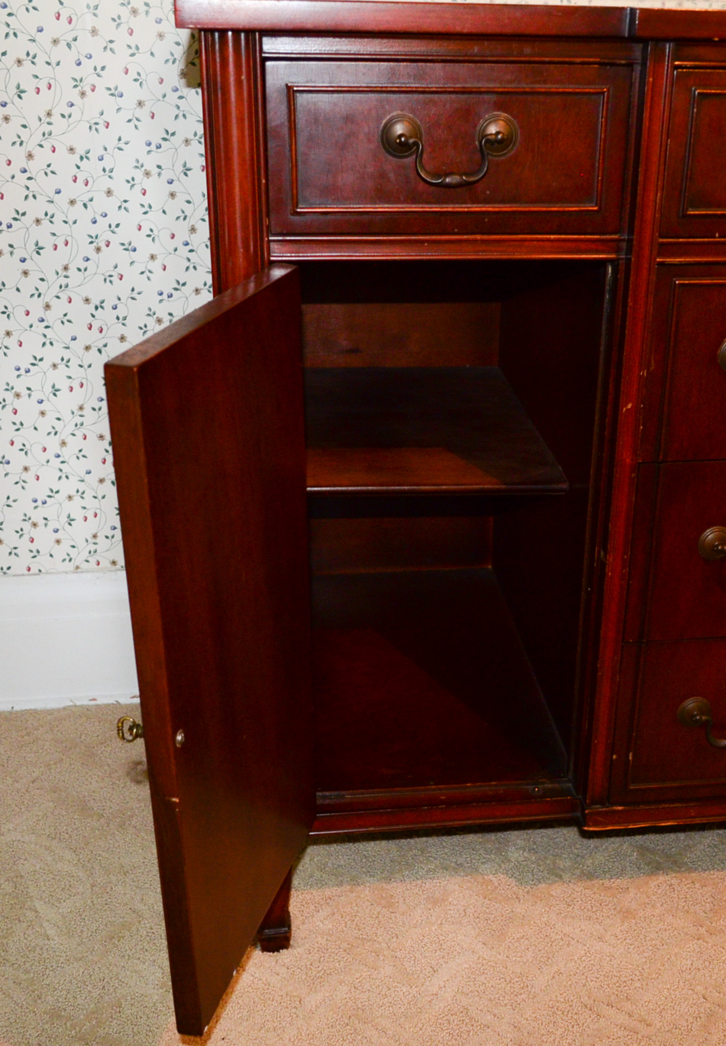 Traditional Cherry Sideboard Circa 1940's