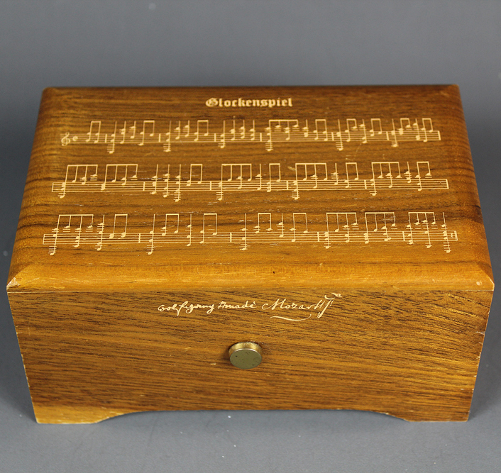 Reuge Music Box With Mozart Composition for the Glockenspiel