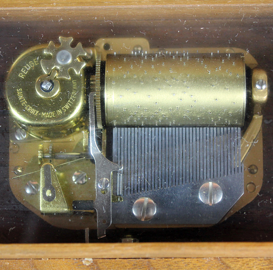 Reuge Music Box With Mozart Composition for the Glockenspiel
