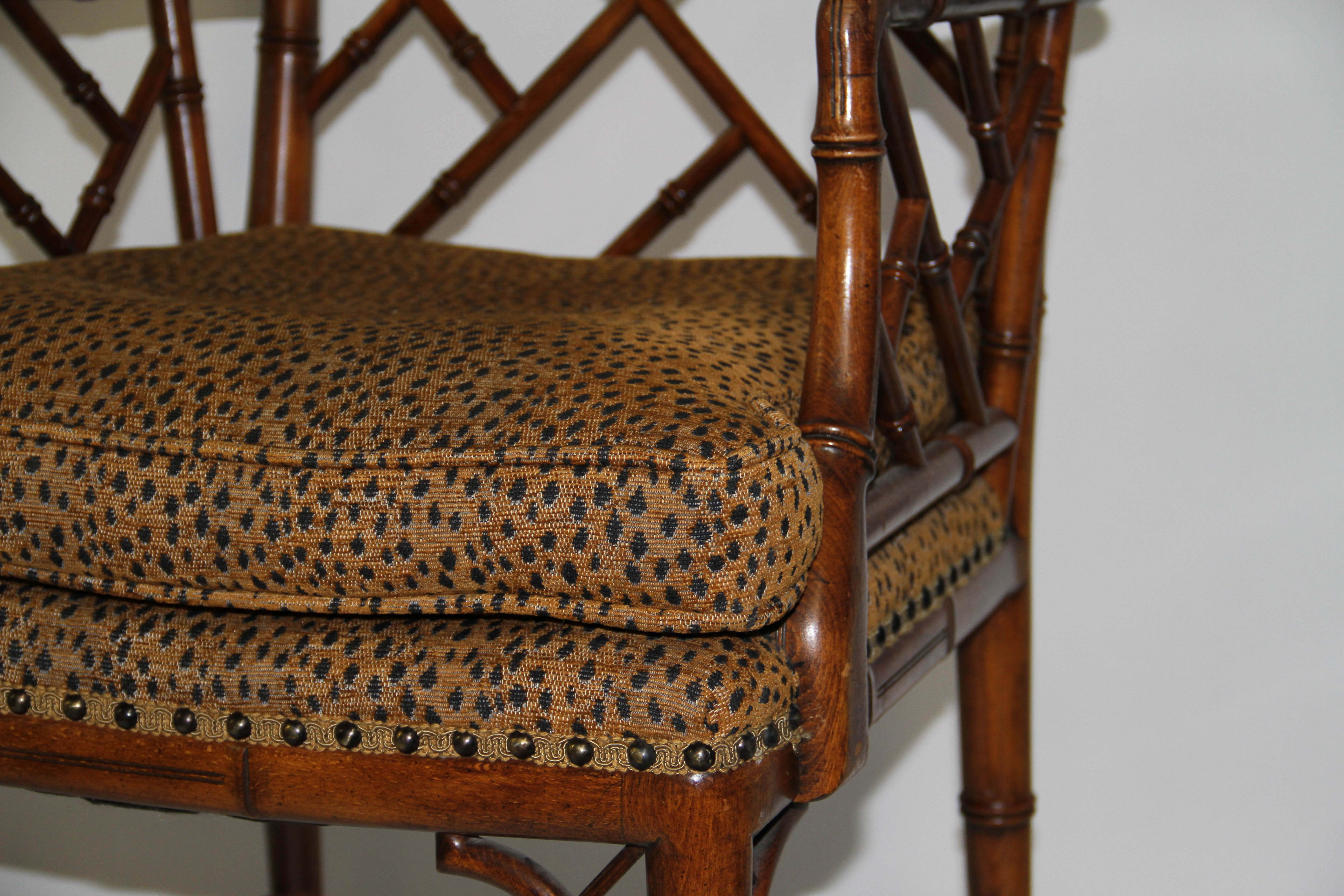 Pair of Chinese Chippendale Style Chairs