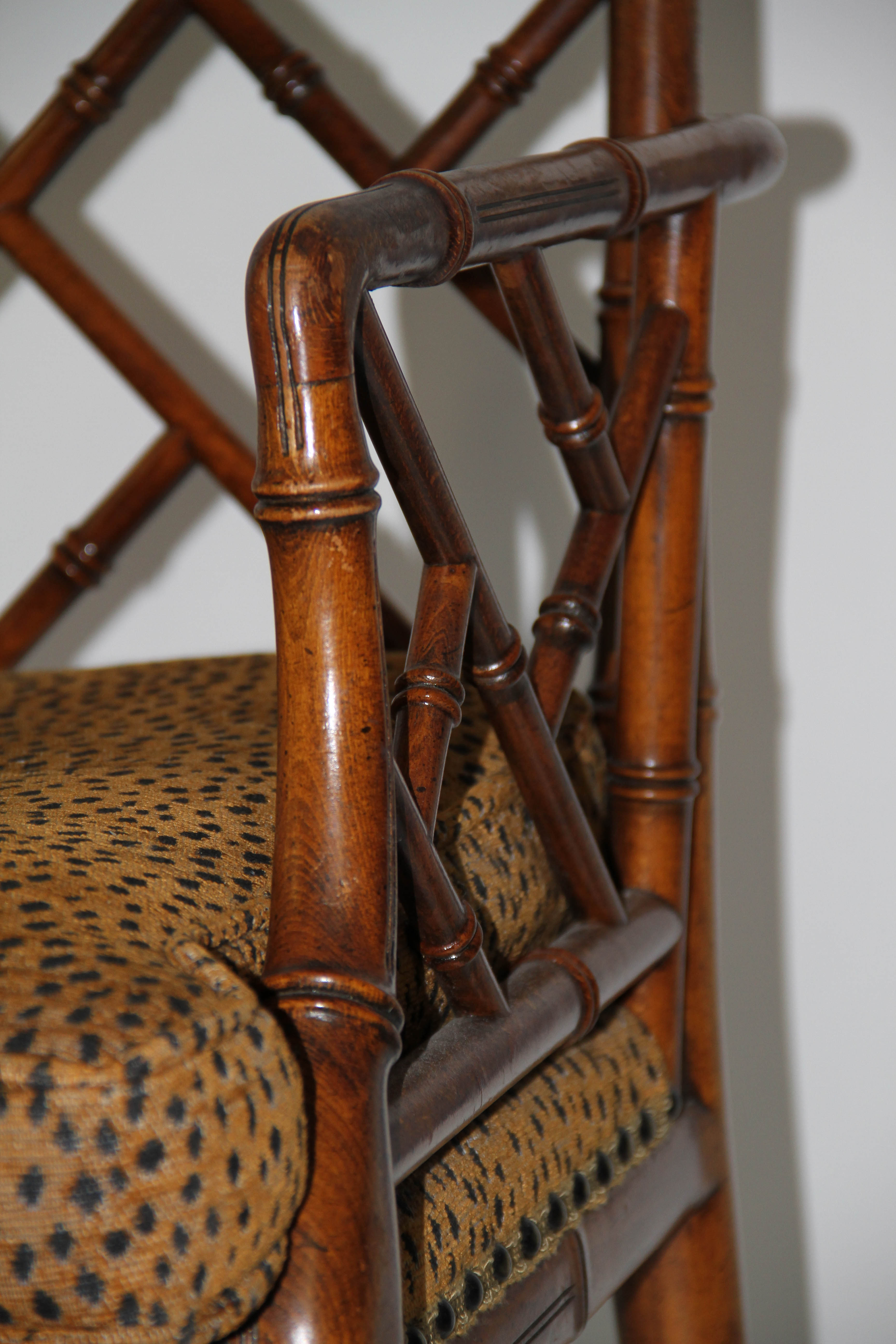 Pair of Chinese Chippendale Style Chairs