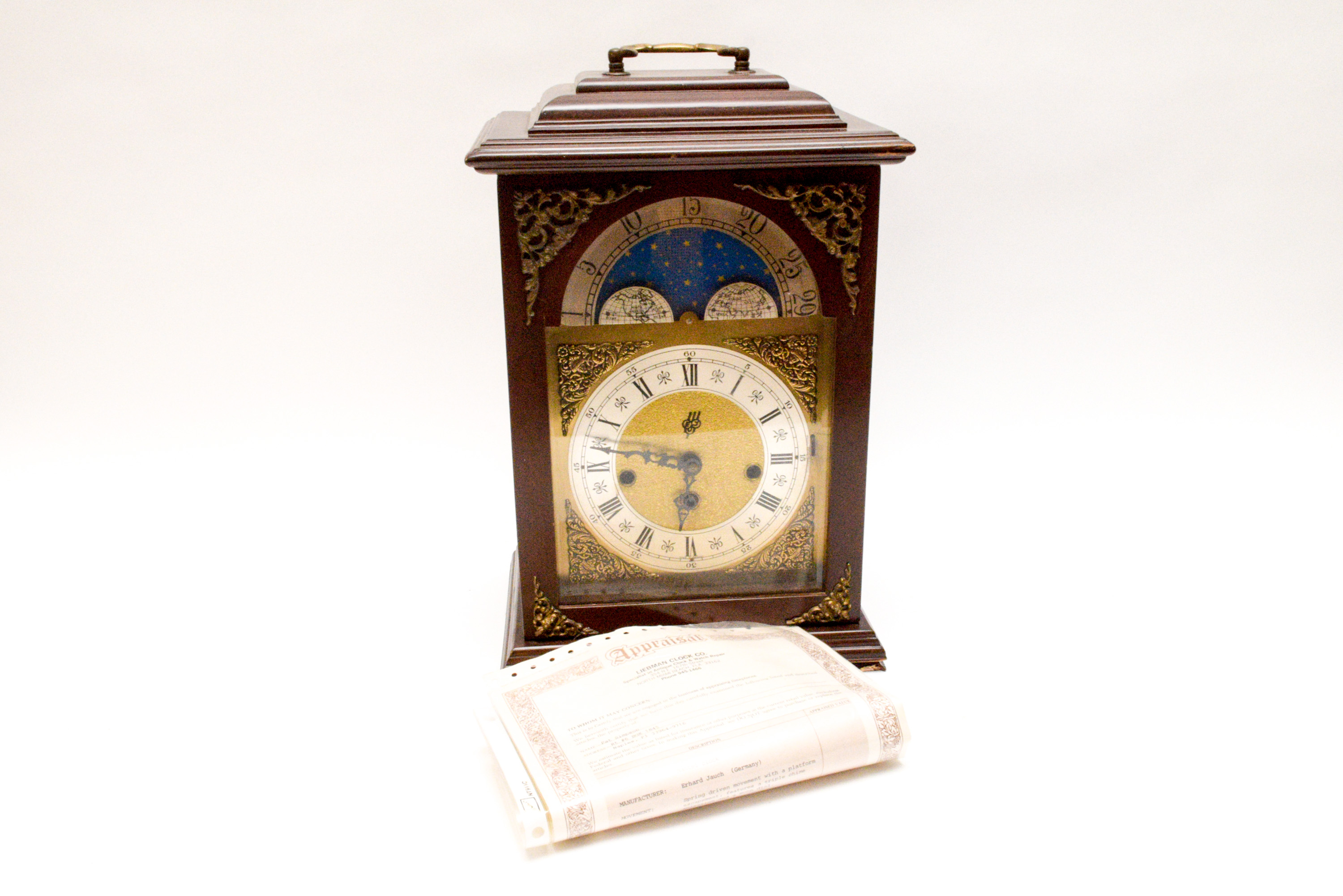 "Erhard Jauch" Mantel Clock