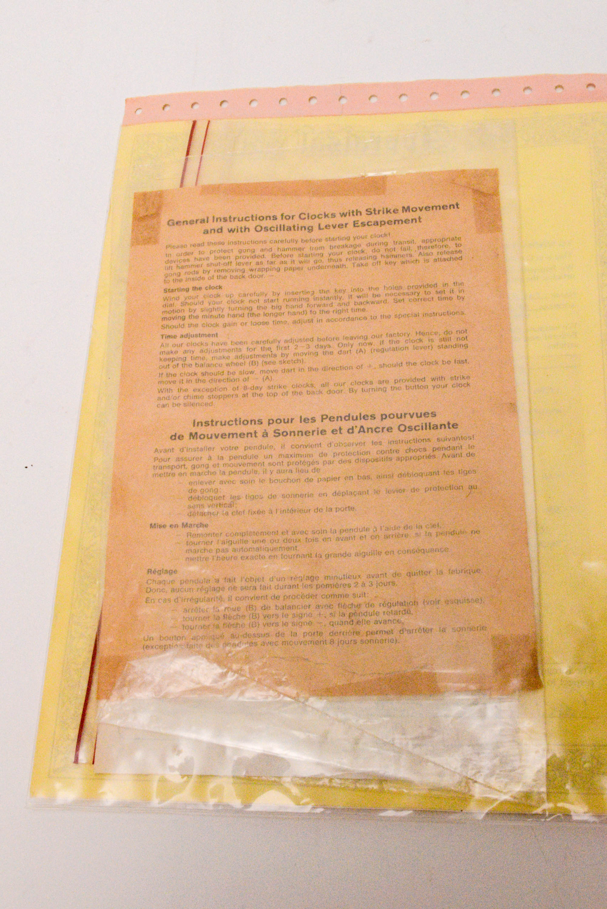 "Erhard Jauch" Mantel Clock