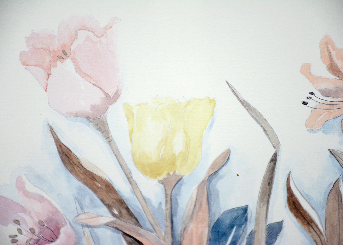 Mary Vincent Bertrand Signed and Numbered Floral Print