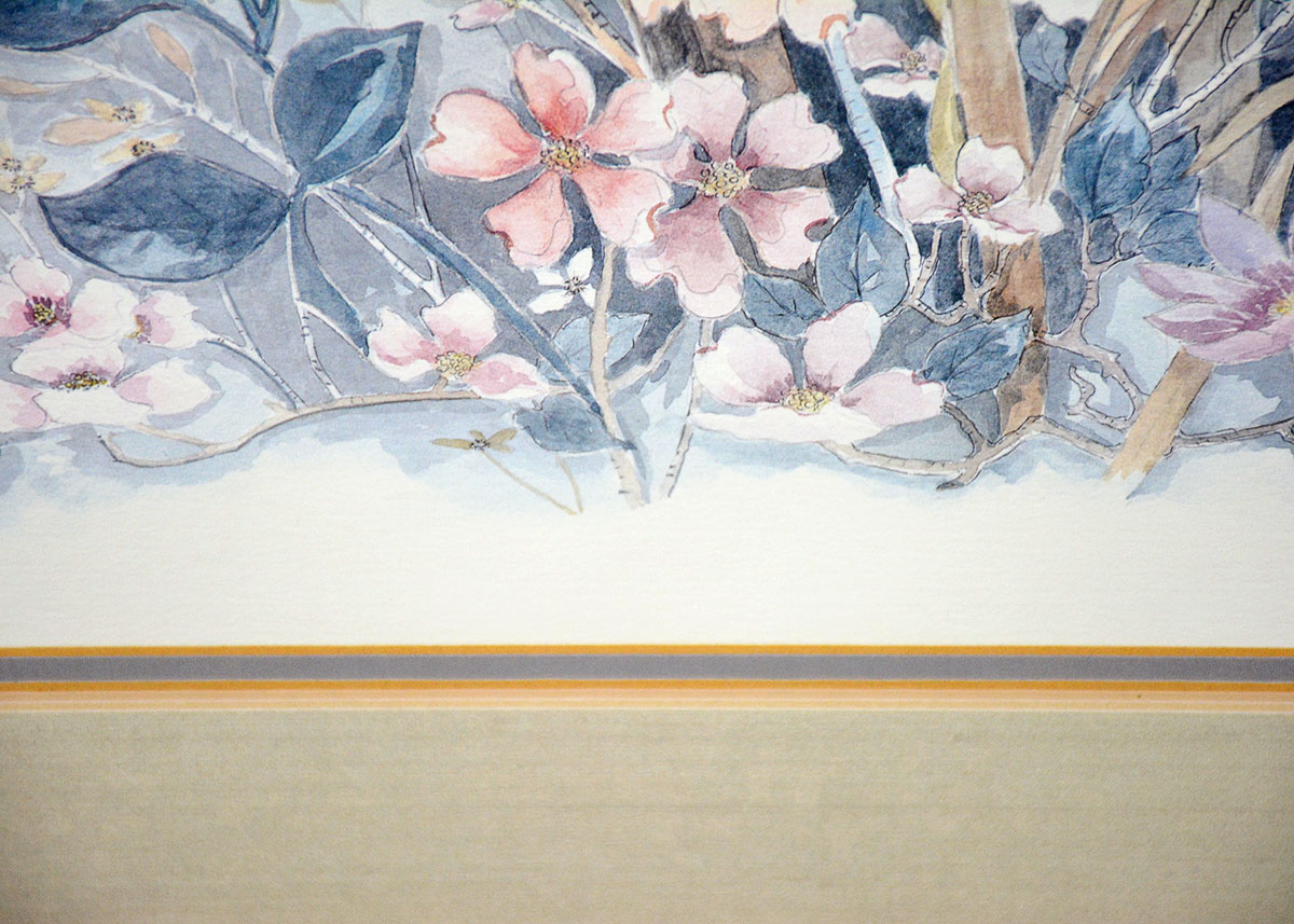 Mary Vincent Bertrand Signed and Numbered Floral Print