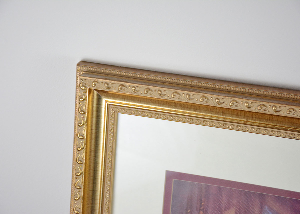 Framed Print of an Interior Scene with Piano by J. Gibson