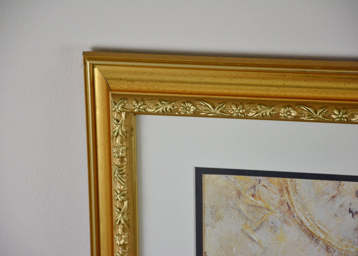 Eugene Joors Offset Lithograph "Woman with Chrysanthemums"