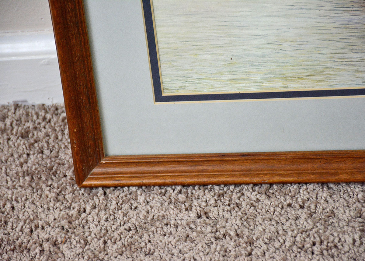 Framed and Signed Print of "Crossing The Cumberland" After Fred Thrasher